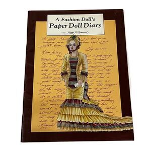 UNCUT A Fashion Dolls Paper Diary Paper Dolls By Peggy Jo Rosamond 1988